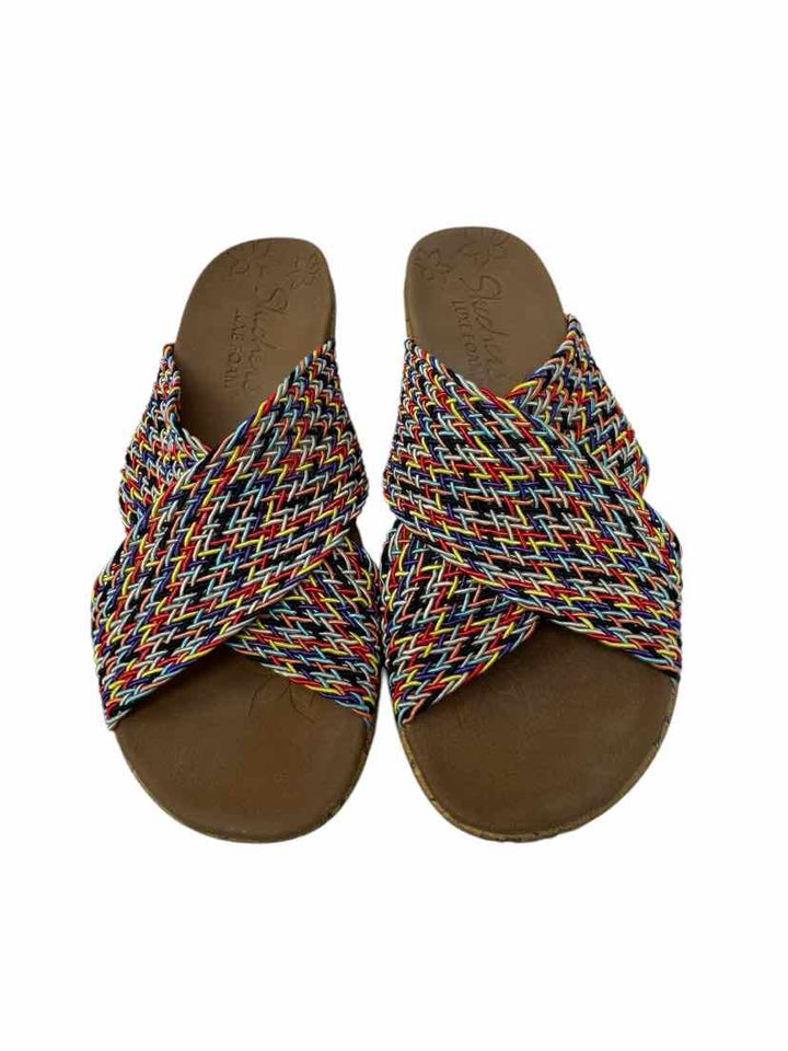 Shoe Size 6.5 Sketchers Multi-Color Sandals