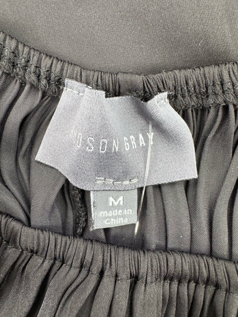 Size M Hudson Black Sateen Sweater