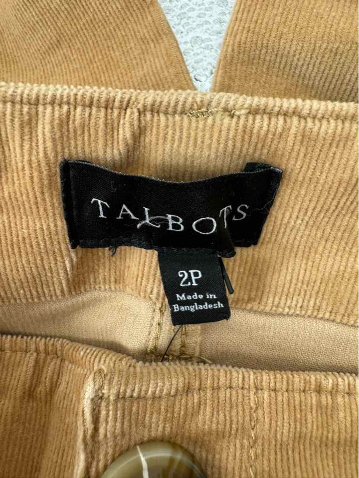 Size 2 Talbots Brown Pants