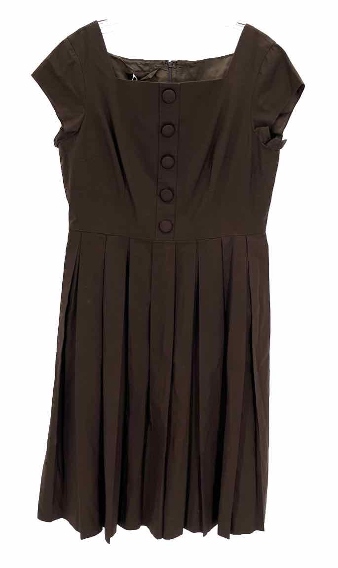 Size 12 Talbots Brown Dress