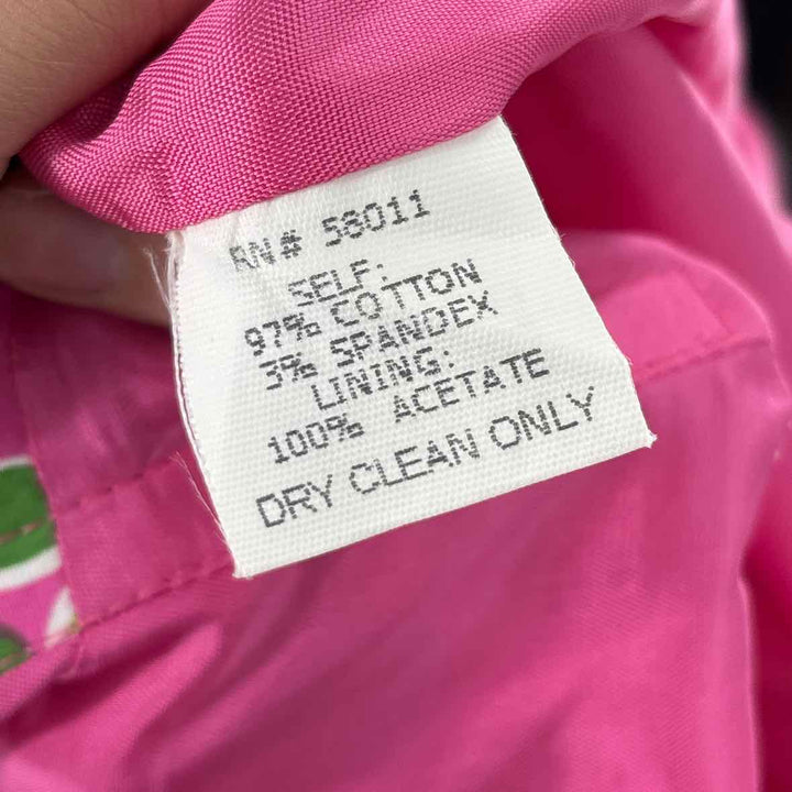 Size 6 DAVID MEISTER PINK PRINT Dress