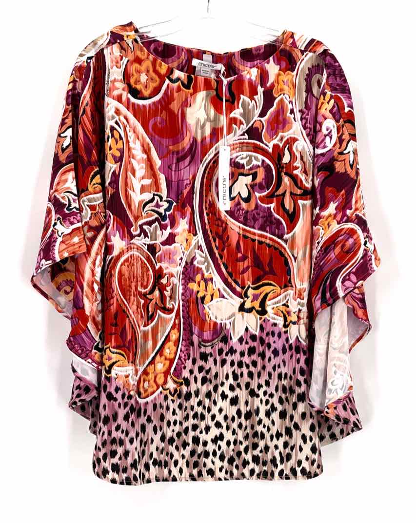 Size S/M Chico's Multi-Color Shirt