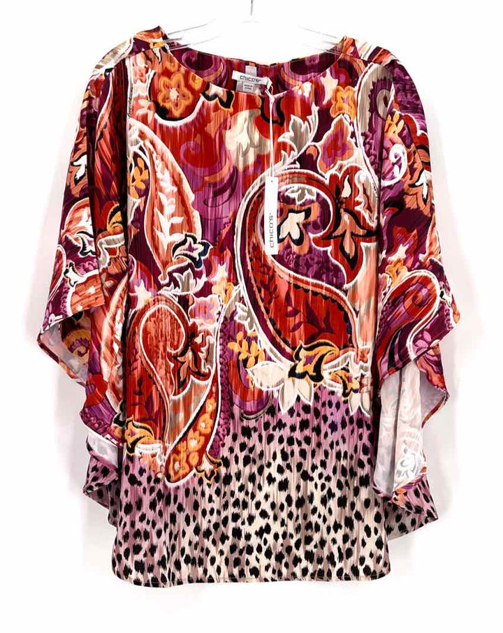 Size S/M Chico's Multi-Color Shirt