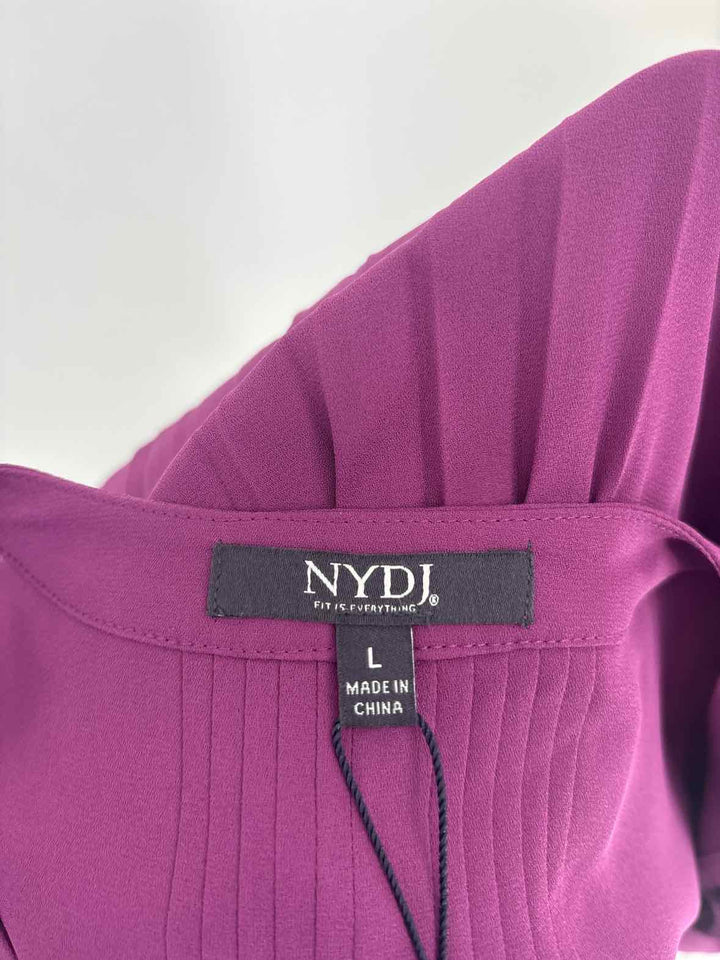 Size L NYDJ Purple Shirt