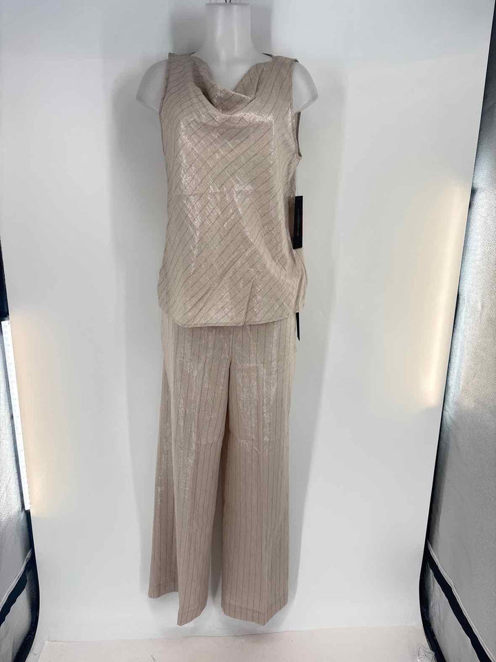 Size S KAREN KANE Gold Linen 2 PC Dress