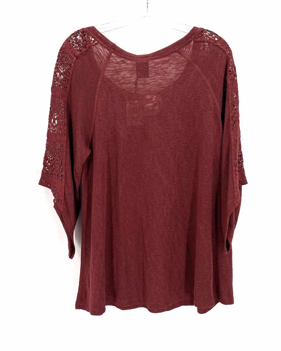 Size XL BOBEAU Rust Shirt
