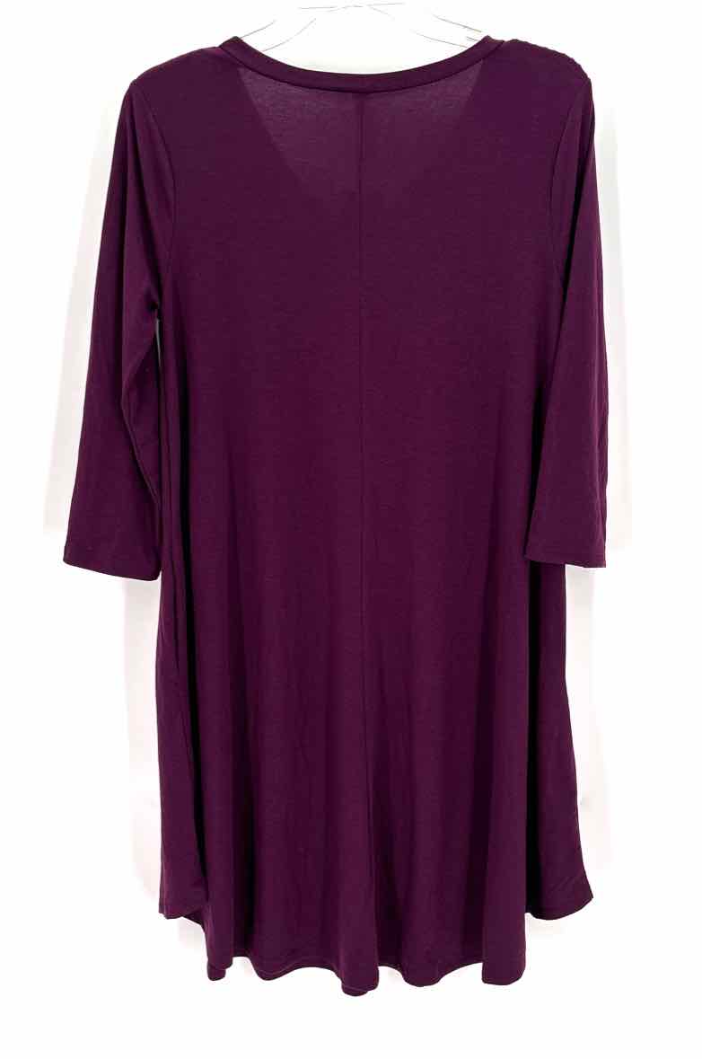 Size M ZENANA Purple Cotton Dress