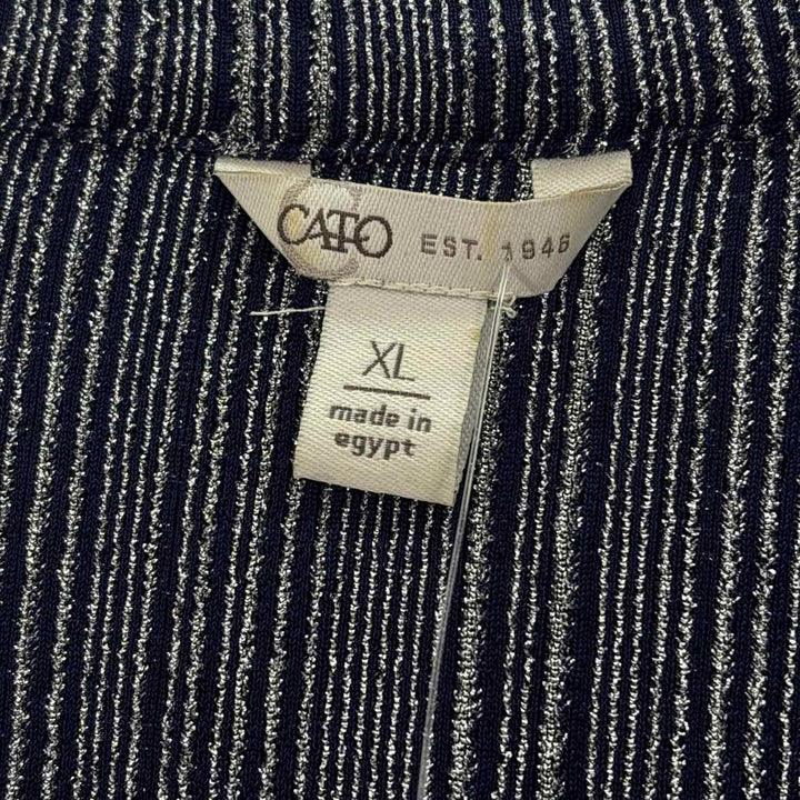 Size XL CATO Navy Shirt
