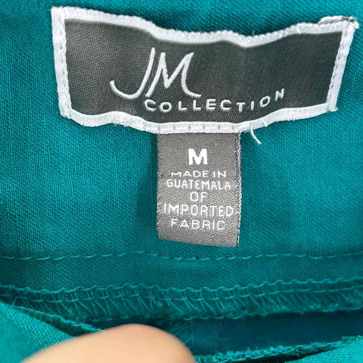 Size M JM COLLECTION Teal Pants