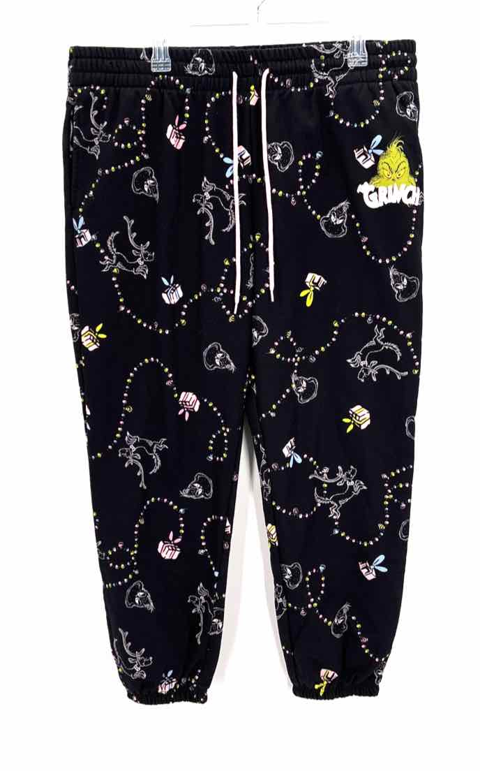Size XXL DISNEY Black Print Pants