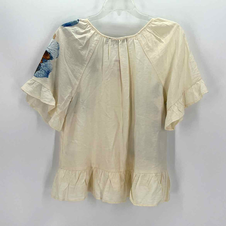 Size S Badgley Mischka Beige Shirt