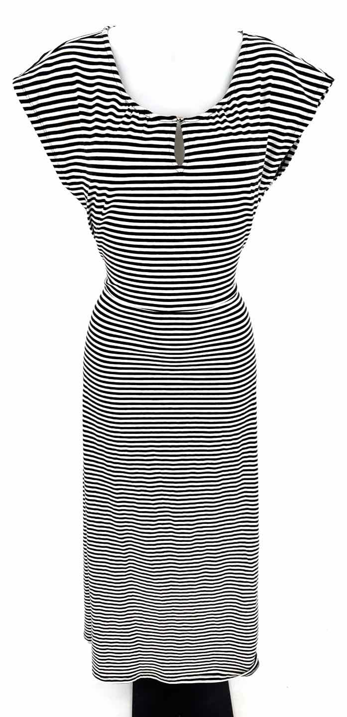Size L Talbots Black/White Dress
