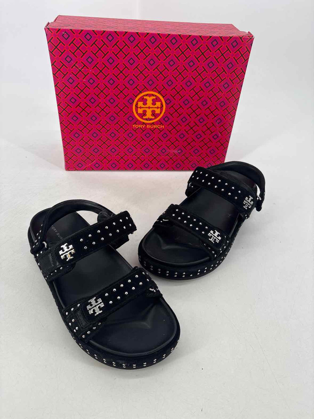 Shoe Size 10 Tory Burch Black Sandals