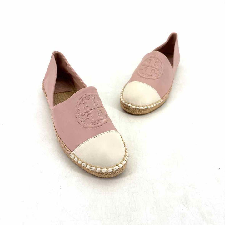 Shoe Size 9 Tory Burch Pale Pink Lace Flats