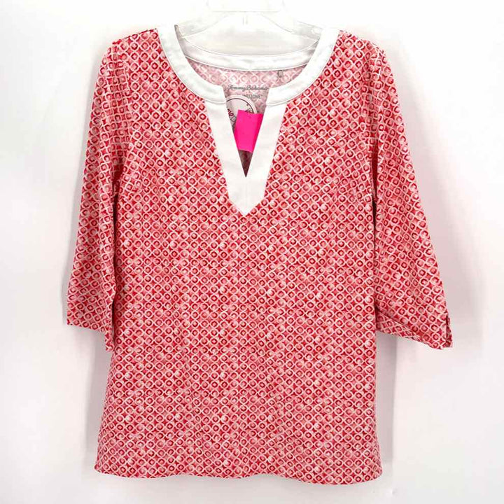 Size S TOMMY BAHAMA Red Print Shirt