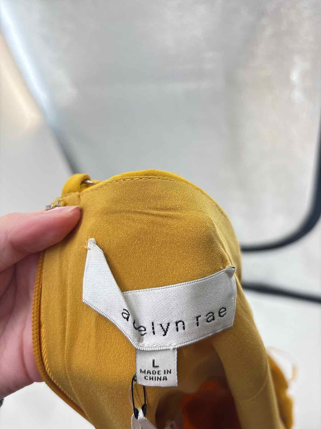 Size L Anthropologie Yellow Pants