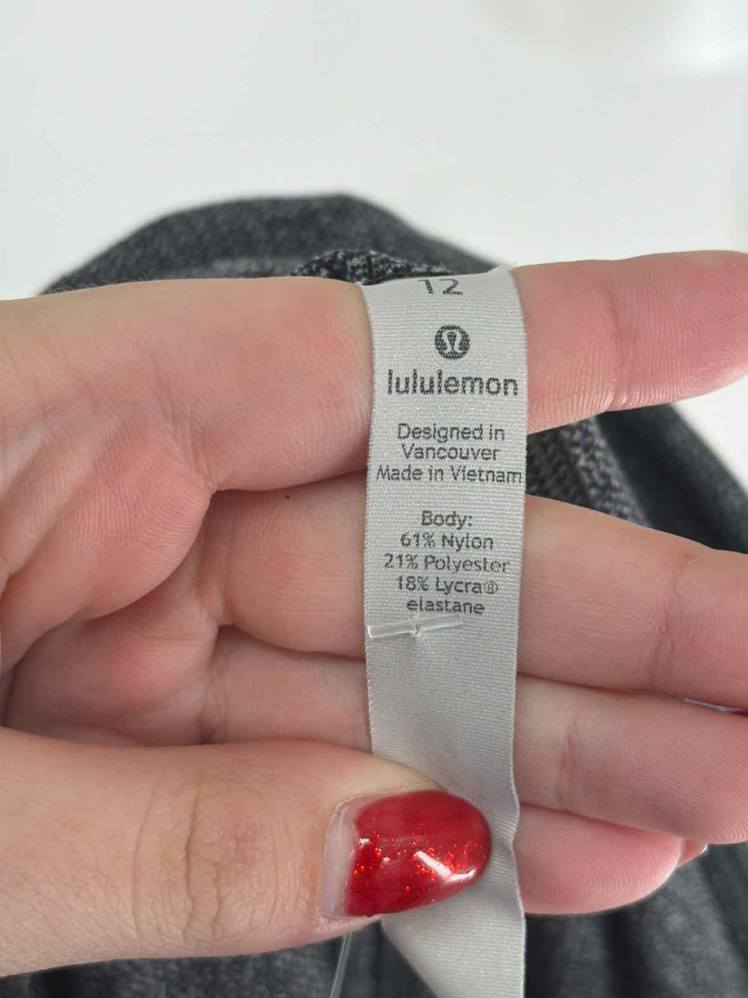 Size 12 Lululemon Gray Pants