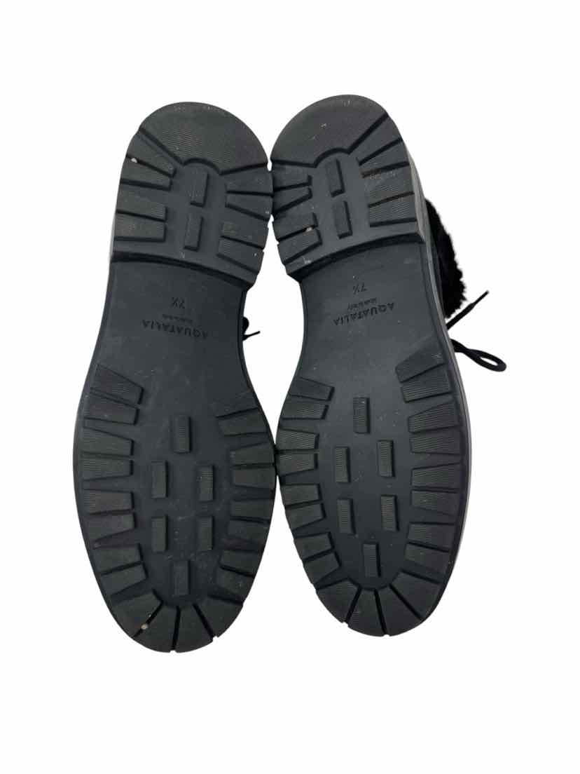 Shoe Size 7.5 Black Suede Boots