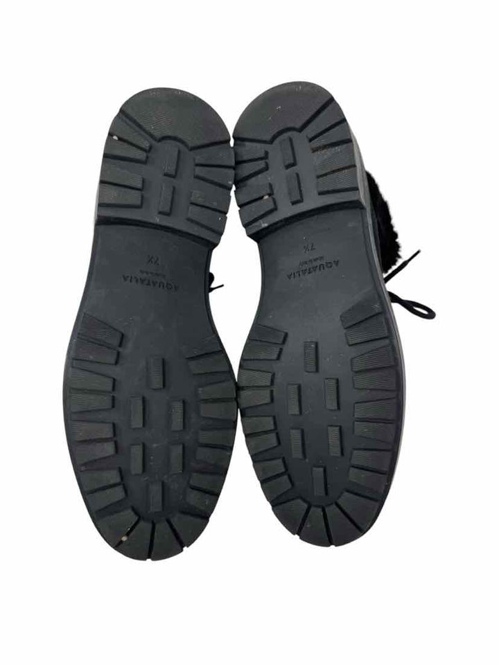 Shoe Size 7.5 Black Suede Boots