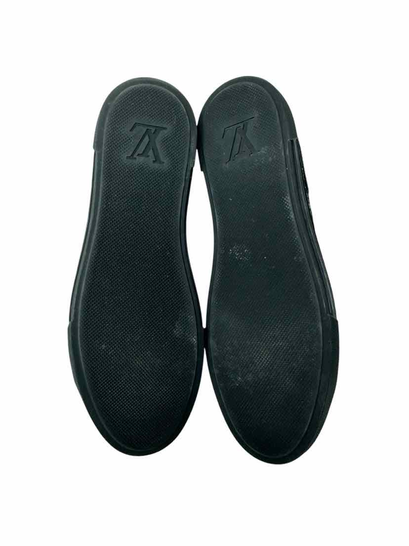 Shoe Size 38 Louis Vuitton Black Leather Luxury - Sneakers