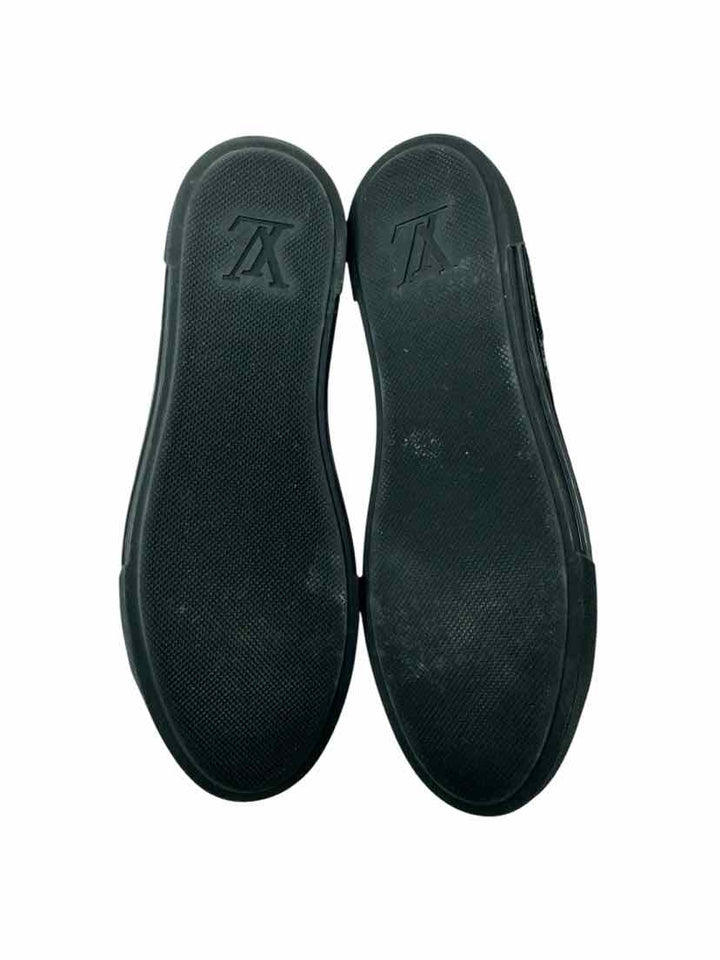 Shoe Size 38 Louis Vuitton Black Leather Luxury - Sneakers