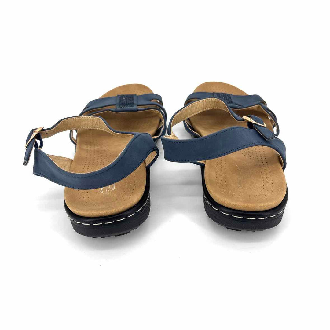 Shoe Size 40 Navy Sandals