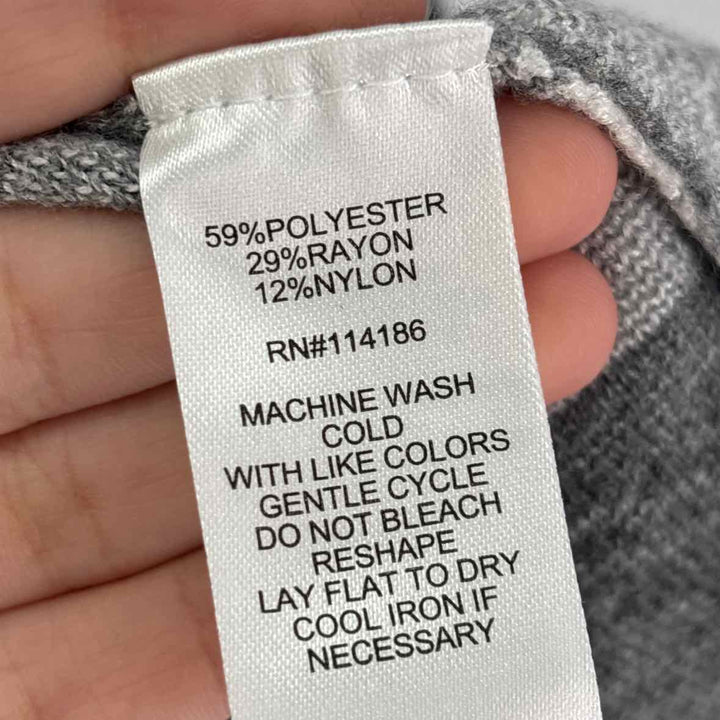 Size 2X Gray Sweater