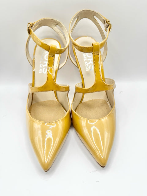 Shoe Size 8 Michael Kors Mustard PATENT Pumps