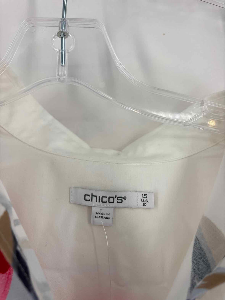 Size 10 Chico's White Shirt