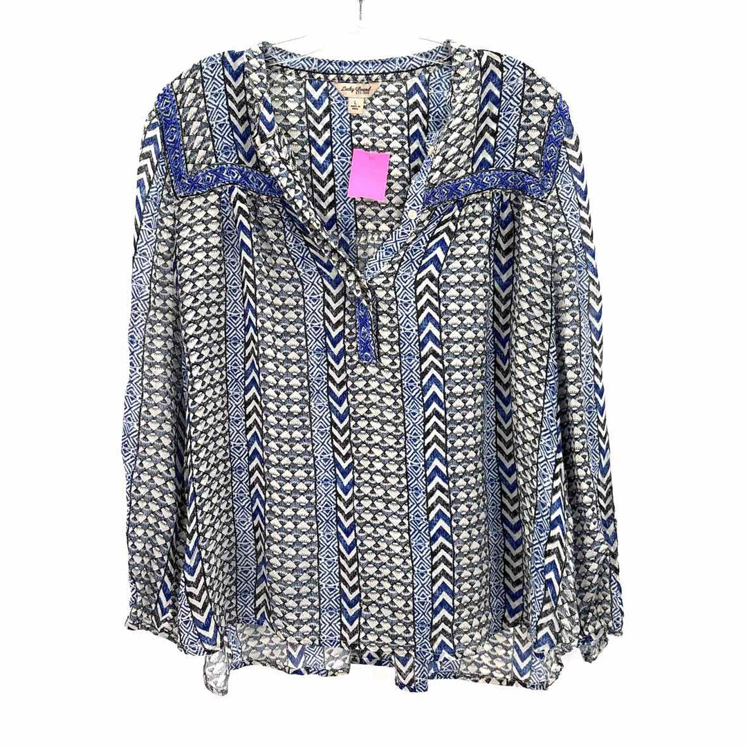 Size L LUCKY Multi-Color Shirt
