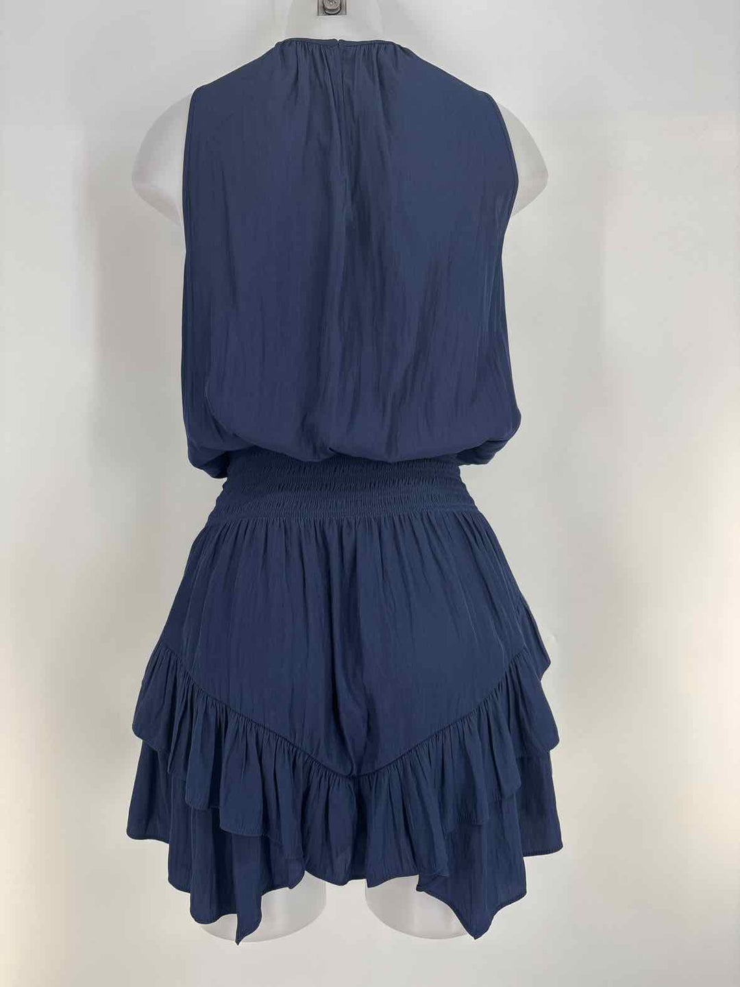 Size XS Ramy Brook Navy Silk Dress