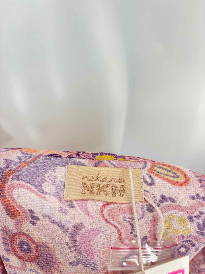 Size M PINK PRINT Dress