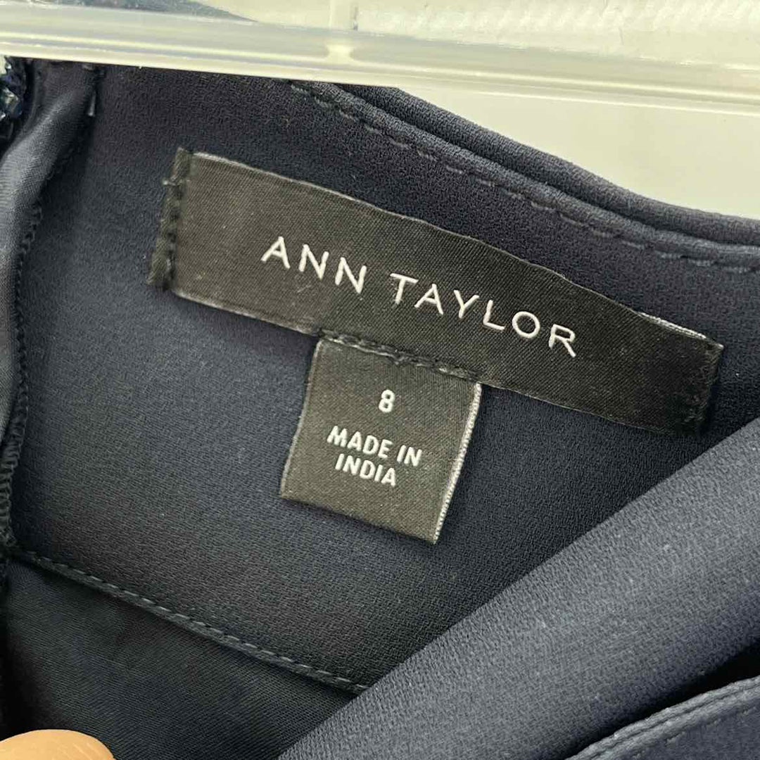 Size 8 Ann Taylor Navy Skirt