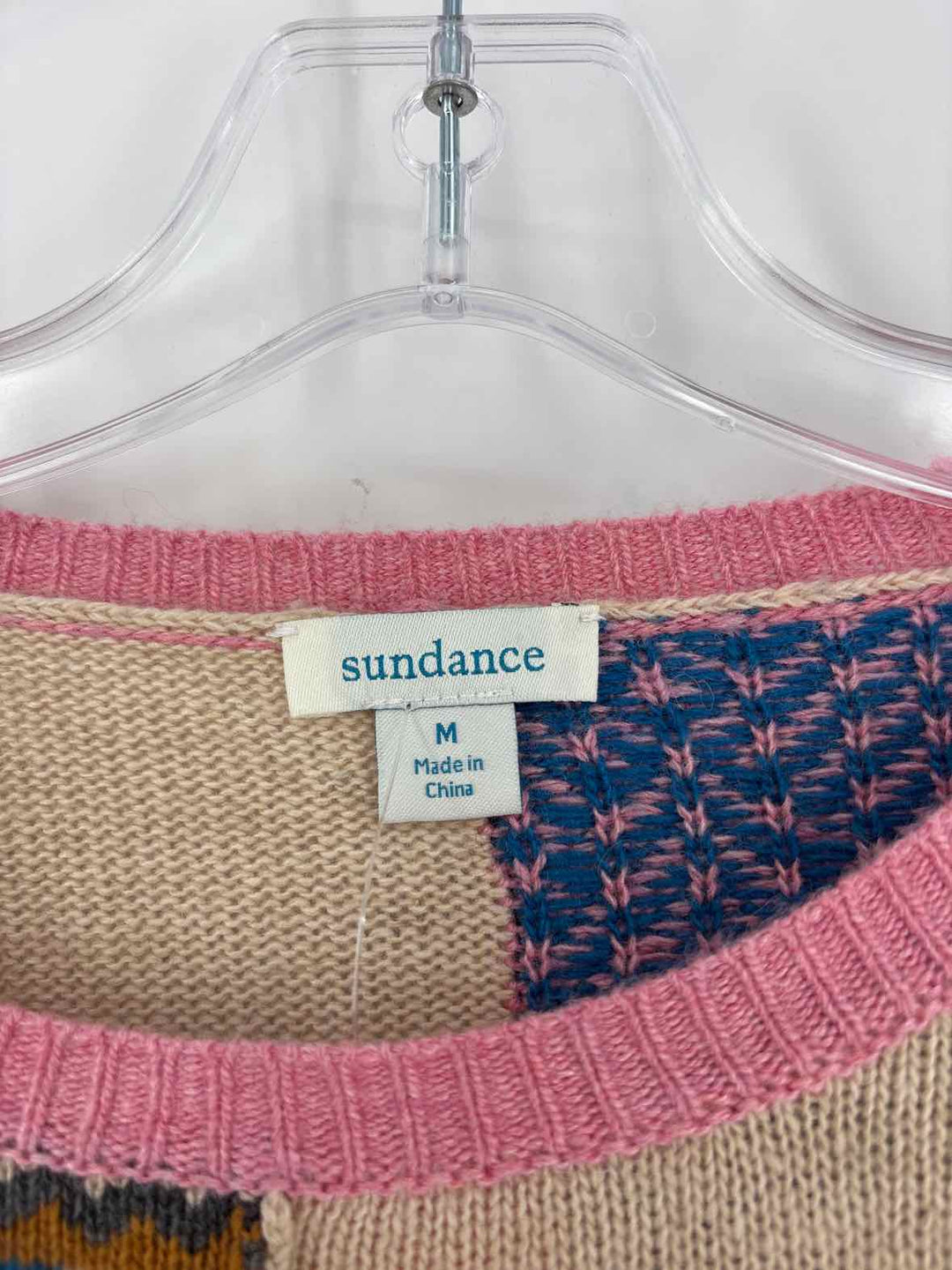 Size M sundance Pink Knit Sweater