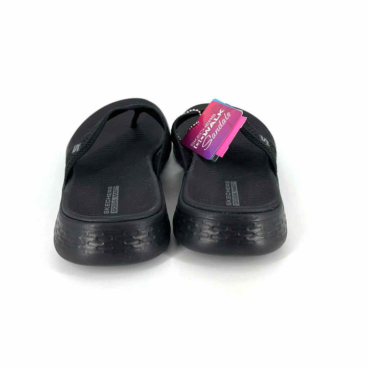 Shoe Size 8 Sketchers Black Knit Sandals
