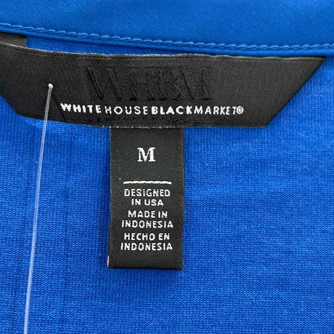 Size M White House Black Market Royal Blue Shirt