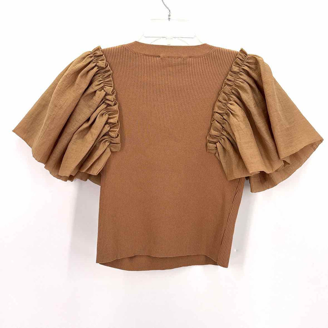 Size L ZARA Tan Shirt