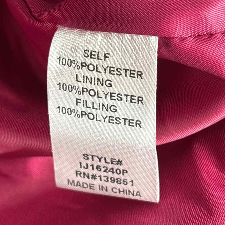 Size 2X ODDI Fuschia Quilted Vest