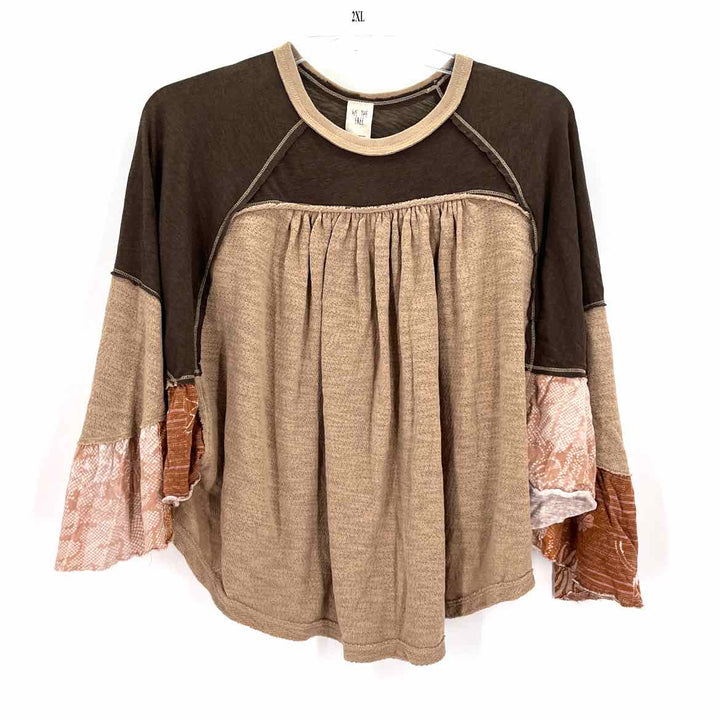 Size XS WE THE FREE Brown Shirt