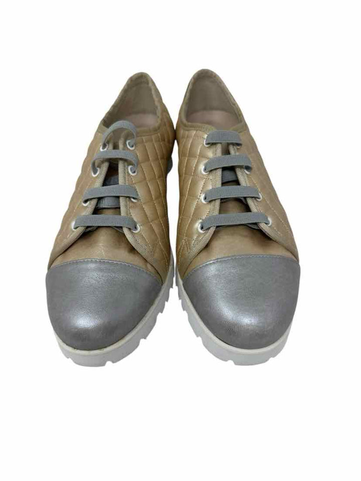 Shoe Size 7.5 Gold Sneakers