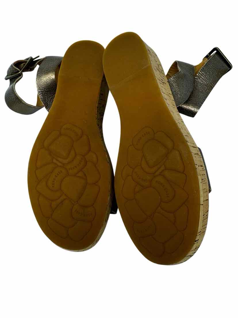 Shoe Size 10 KORK EASE Bronze Leather Sandals