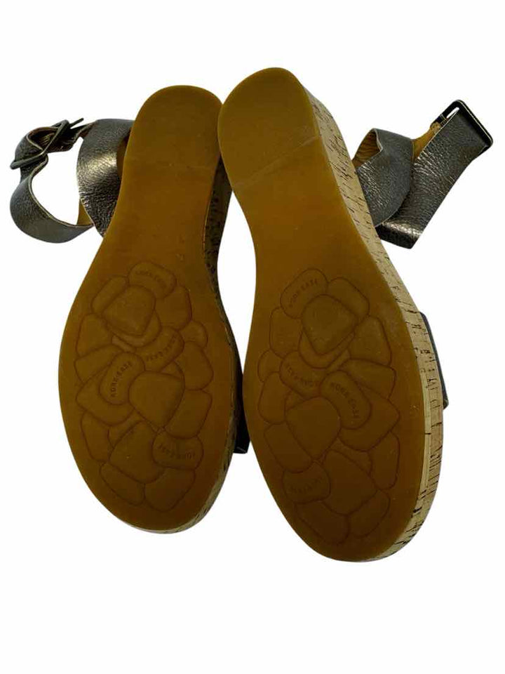 Shoe Size 10 KORK EASE Bronze Leather Sandals