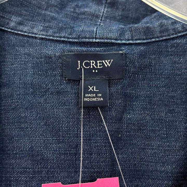 Size XL J Crew Blue Denim Shirt