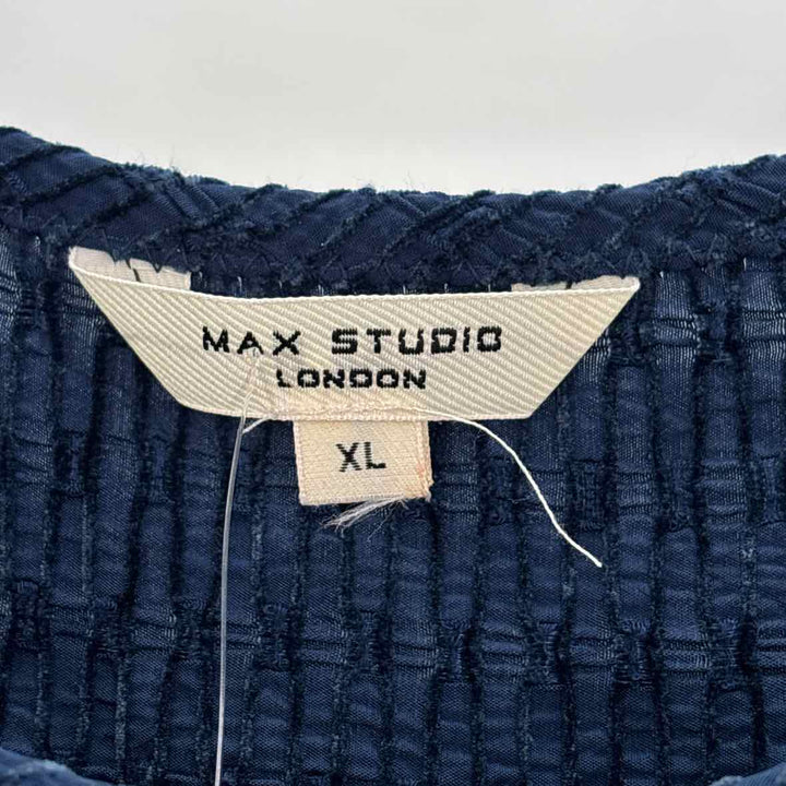 Size XL MAX STUDIO Blue Shirt
