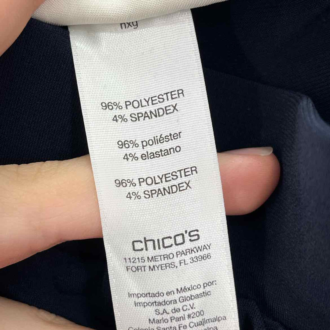 Size L Chico's Navy Pants