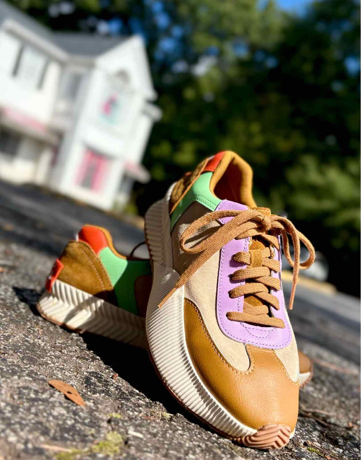 Shoe Size 9.5 Sorel Multi-Color Suede Sneakers