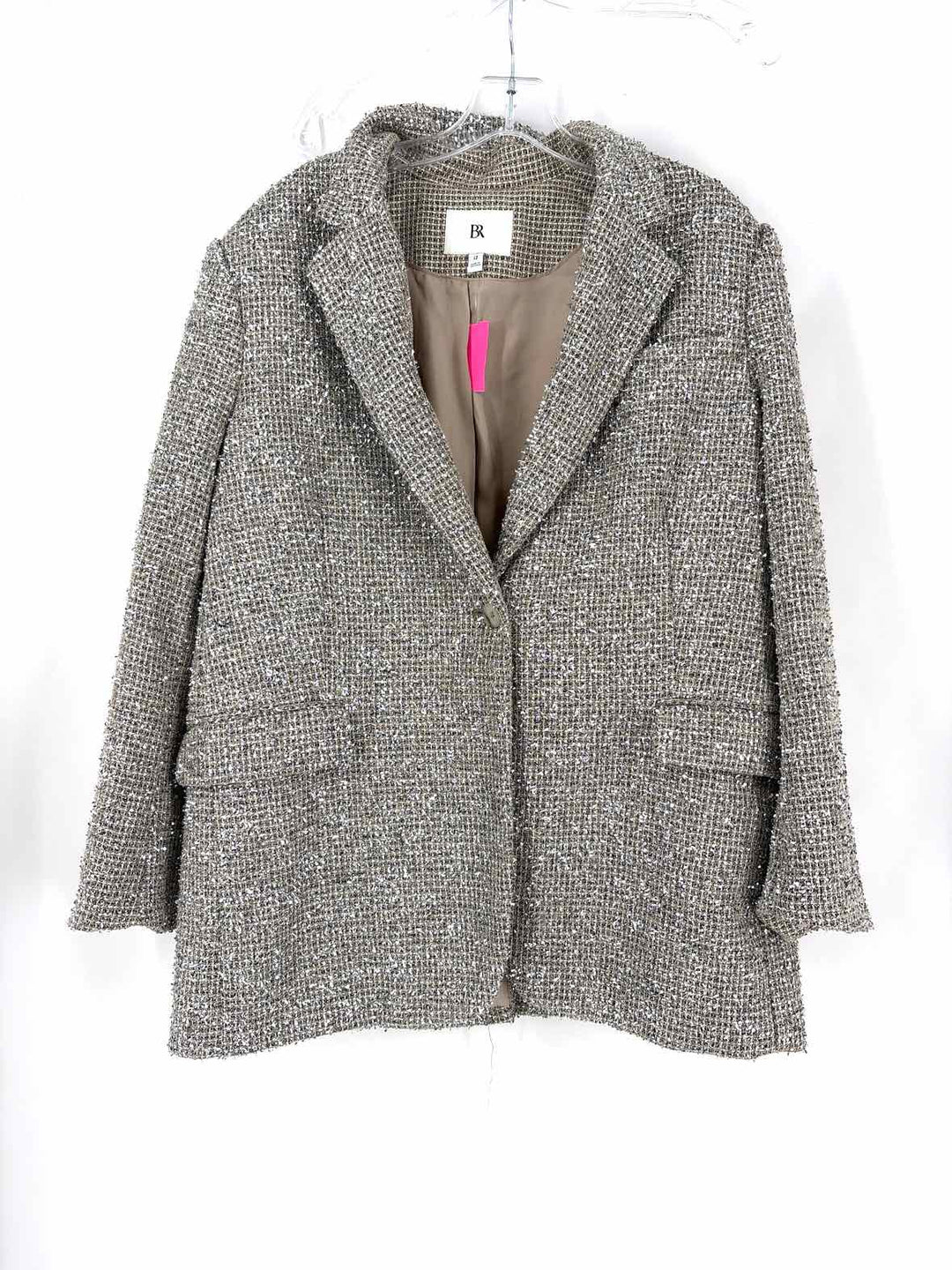 Size 12 Banana Republic Silver Blazer
