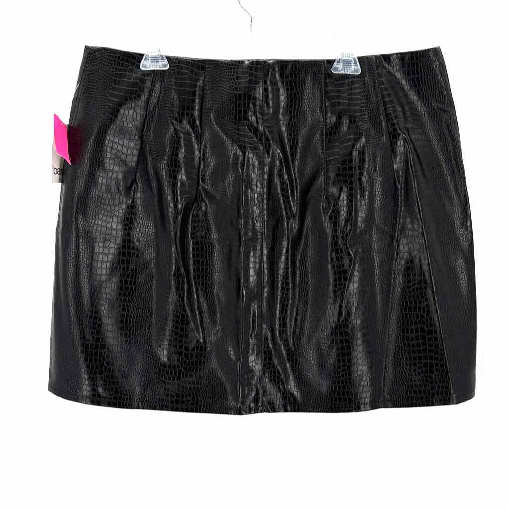 Size 2X BAR 111 Black Skirt