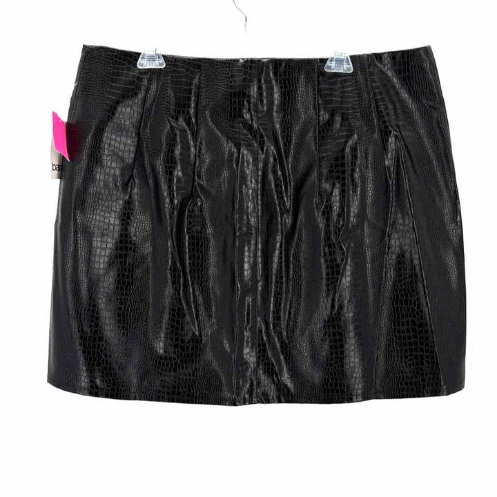 Size 2X BAR 111 Black Skirt