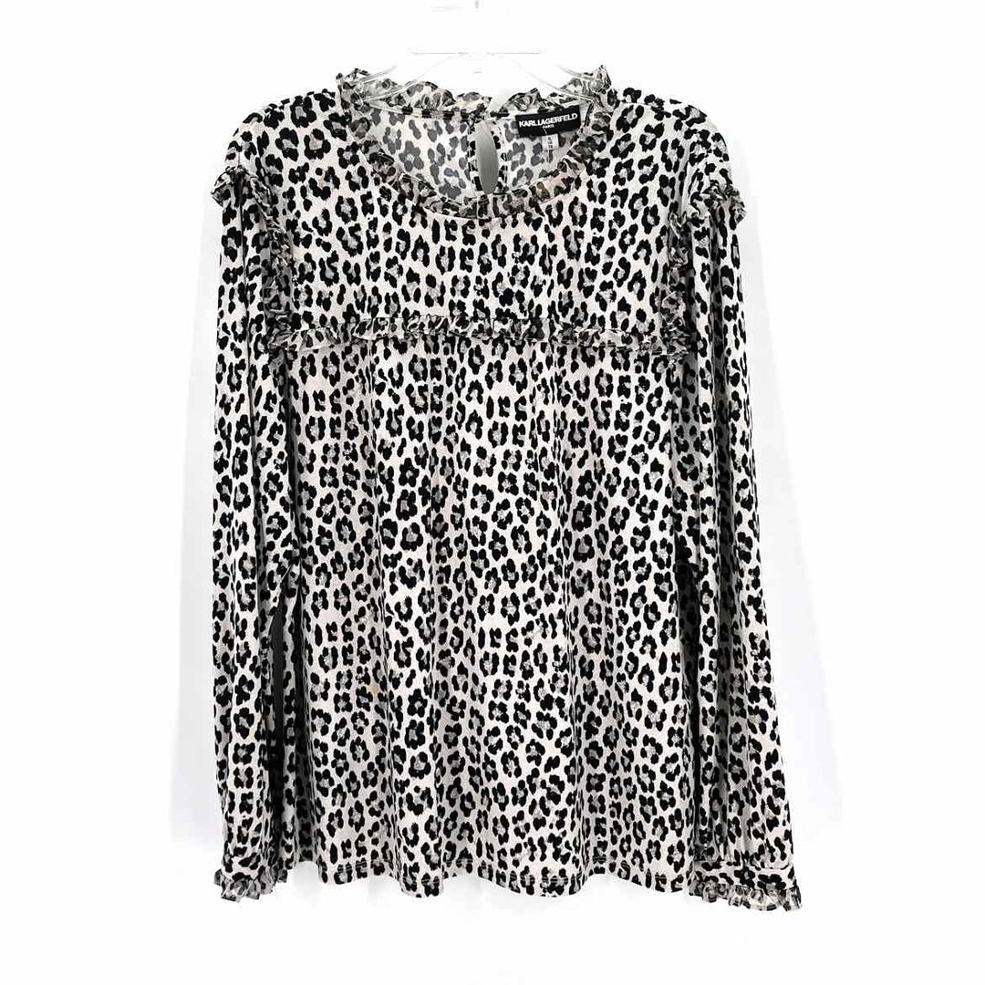 Size XL KARL LAGERFELD Gray Shirt